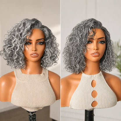 🩷Ready-to-Go Glueless Curly Bob Wig